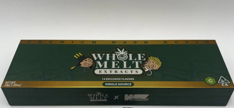 Whole Melts Premium Hash Rosin | WaterBoyz Collaboration